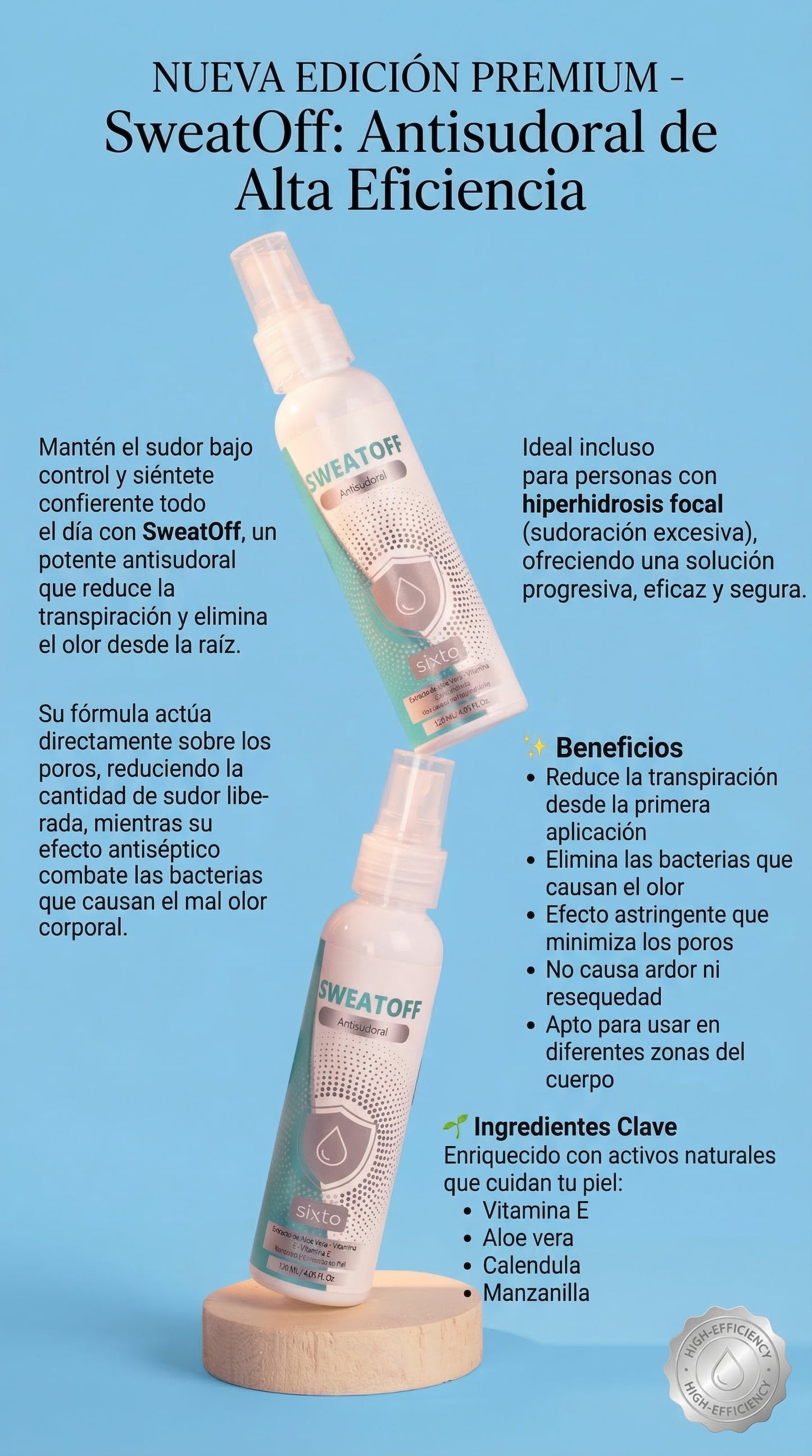 🌿 SweatOff – Antisudoral de Alta Eficacia (2 Unidades)