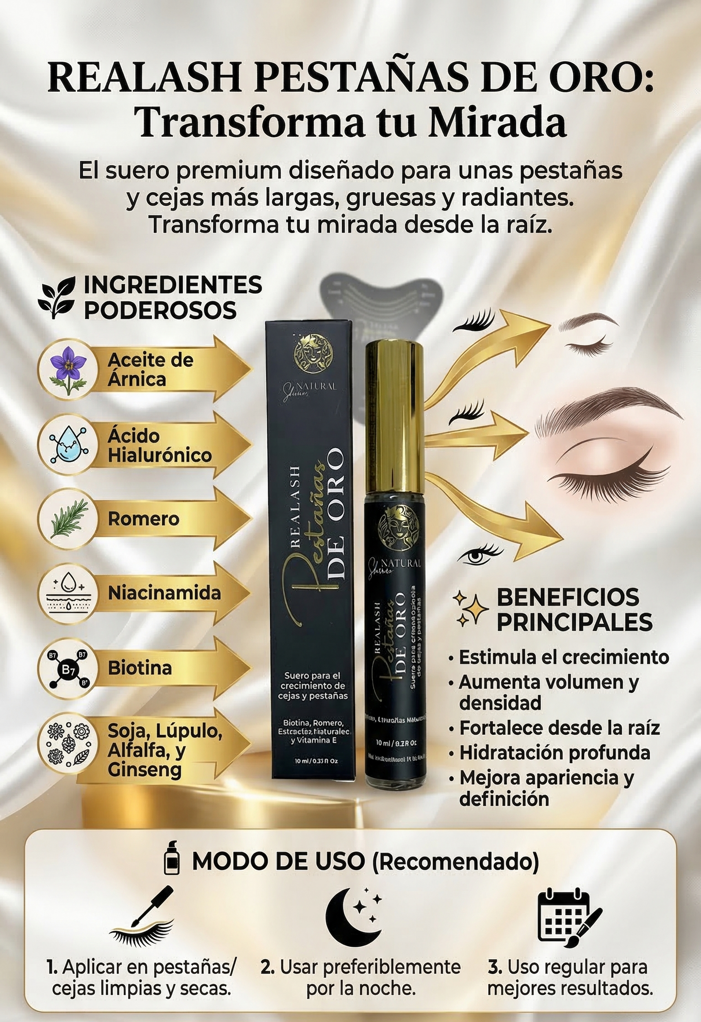 Realash Pestañas de Oro ✨